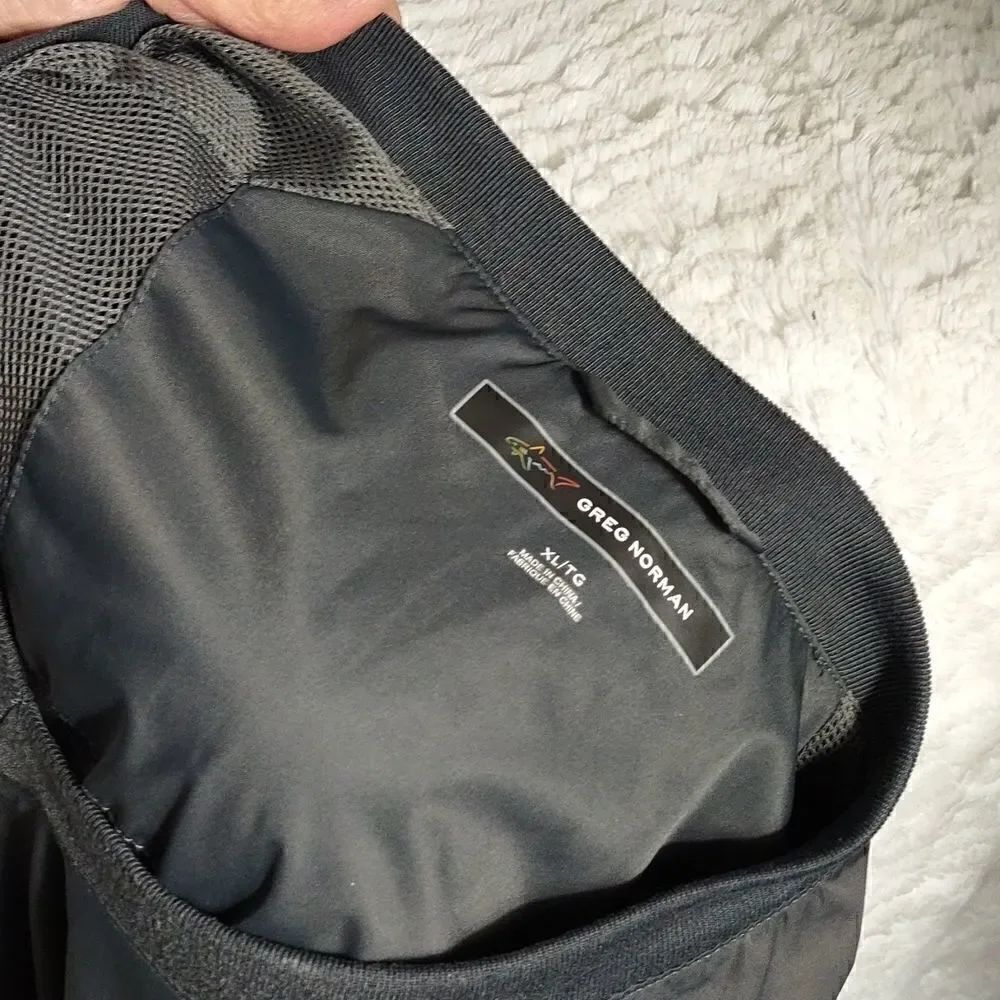 Greg Norman Gray Pullover Performance Jacket - Picture 5 of 6